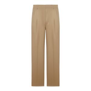 Ami Paris Men Tailored Cotton Trousers With Pences